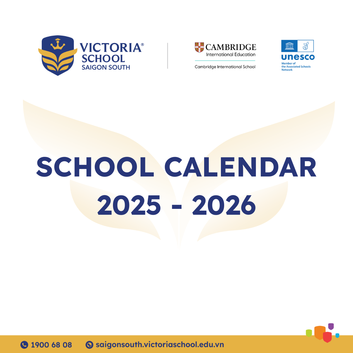 SCHOOL CALENDAR 2025 - 2026